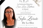 Ella era Sofía Zárate, la profesora que murió durante un paseo a la playa