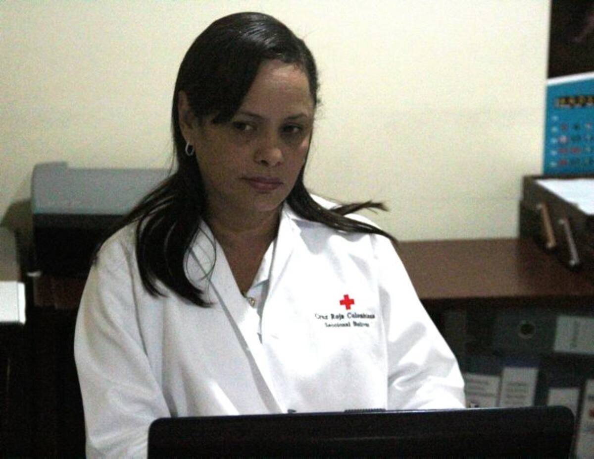 Iris Flores Coronel, directora de la sede departamental de la Cruz Roja de Bolívar ubicada en el Barrio España Monica Casilla -eluniversal.com.co