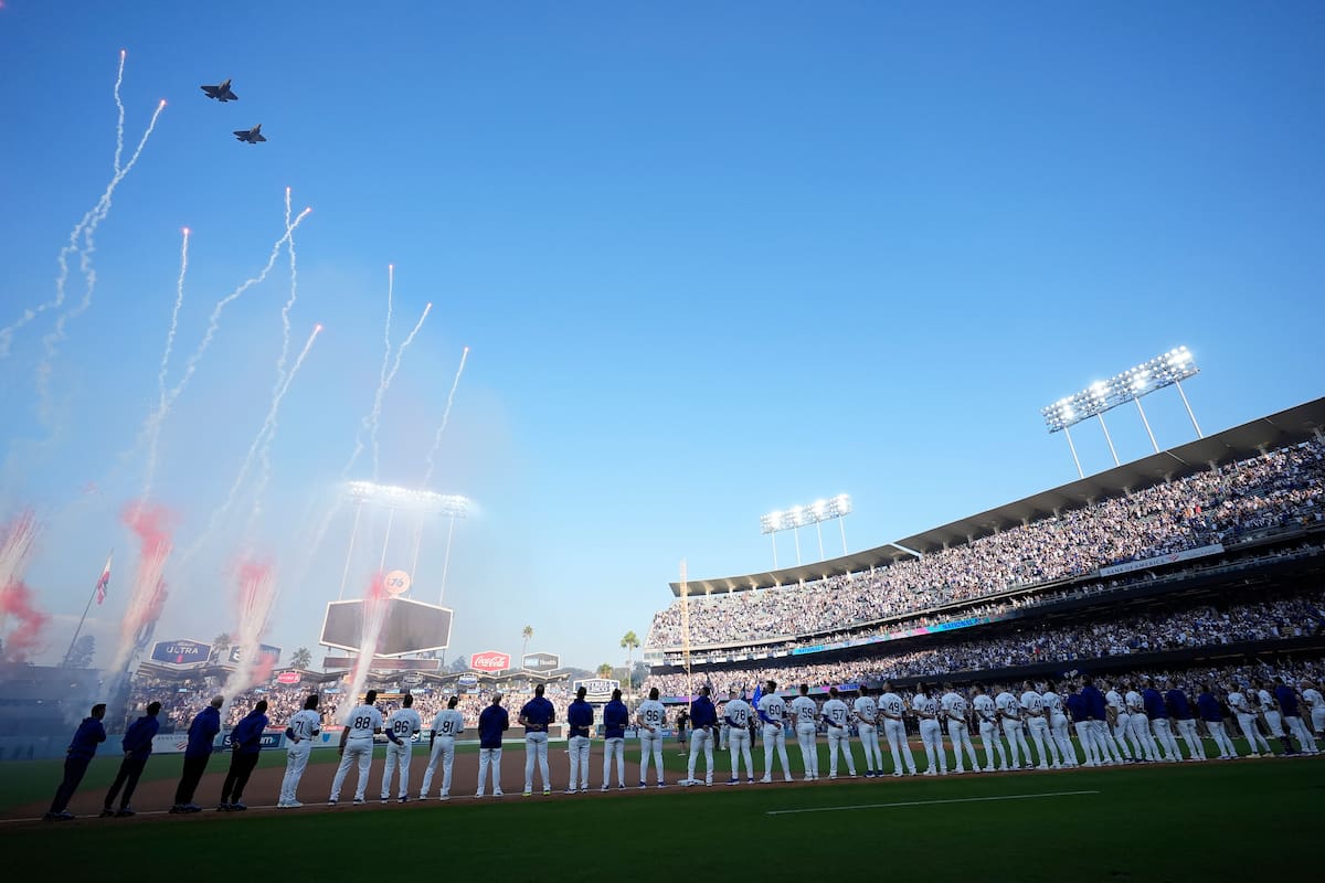 Foto de archivo del estadio de los Dodgers. // Foto: AP