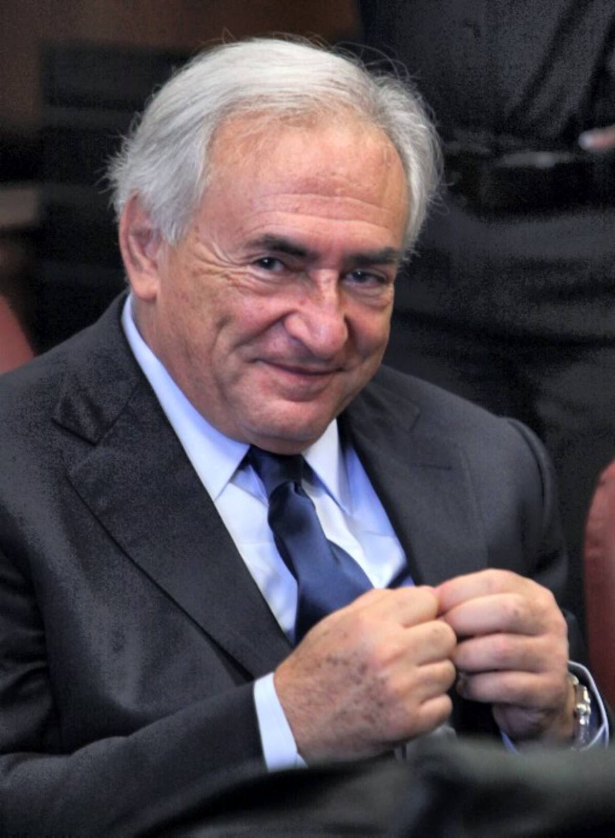 Dominique Strauss-Kahn, exdirector del FMI, dijo que este era el final de una terrible e injusta experiencia. AP