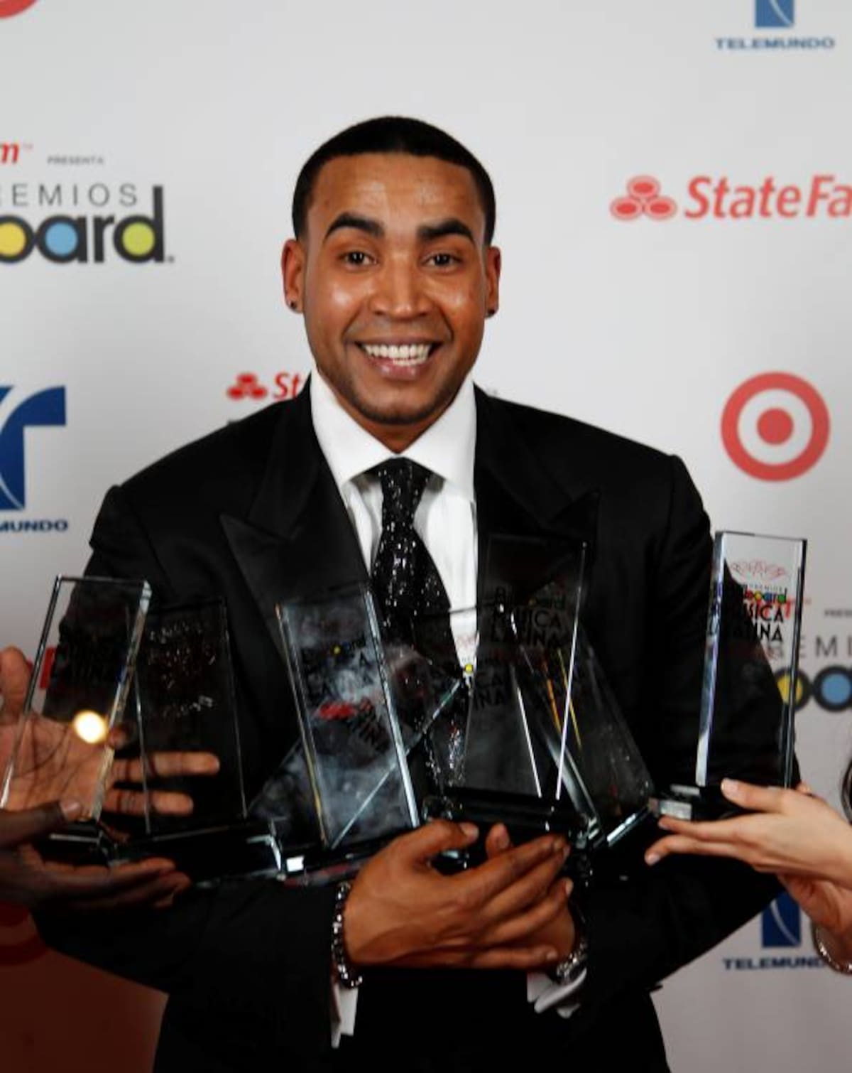 Don Omar en los premios Billboard. FOTOS AP