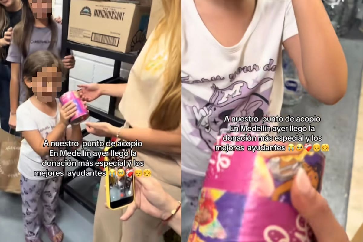 Video: niña entregó su alcancía llena de monedas para ayudar a damnificados del terremoto