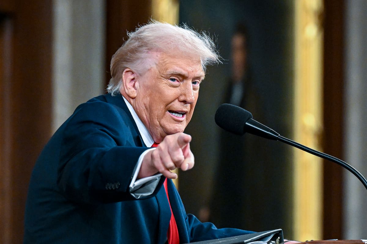 El presidente de Estados Unidos, Donald Trump. // Foto: EFE/EPA/KENNY HOLSTON / POOL.