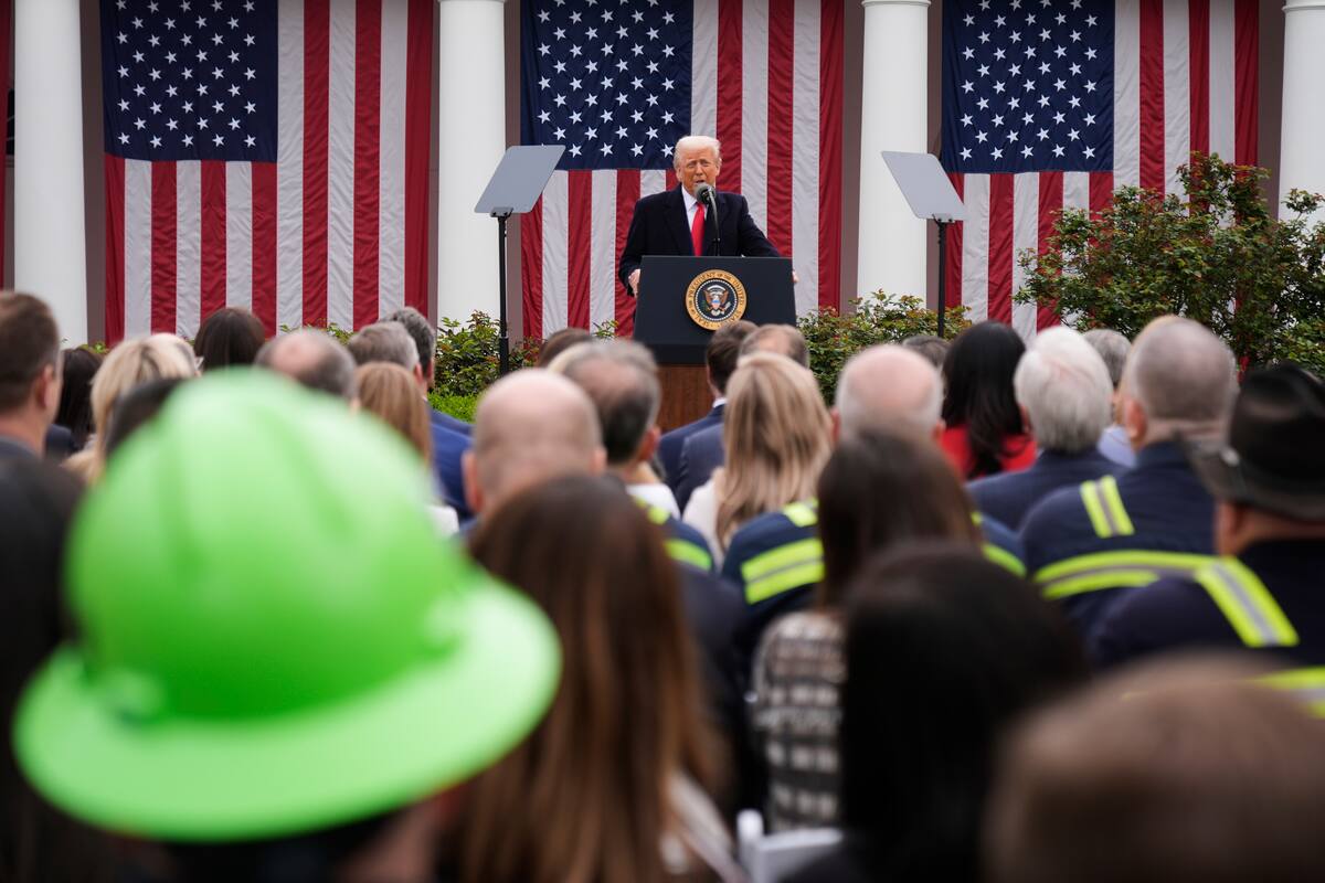 El presidente estadounidense Donald Trump. //AP