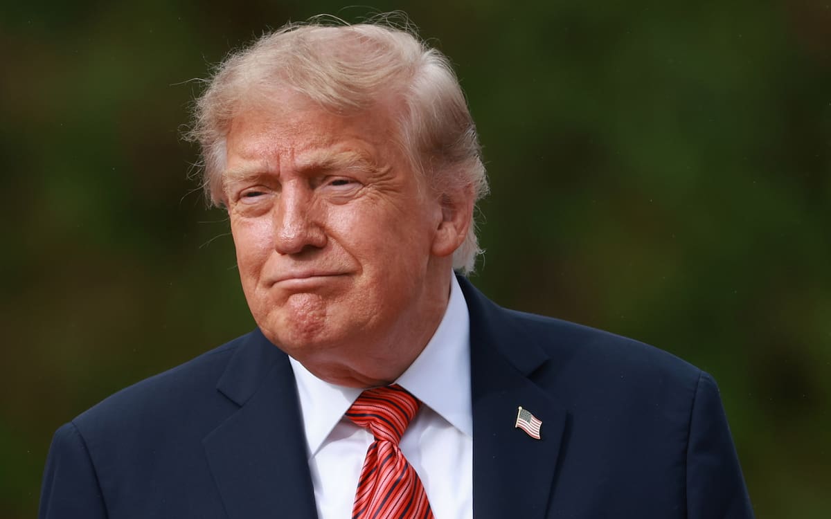 El presidente de Estados Unidos, Donald Trump. // Foto: EFE/EPA/NEIL HALL.