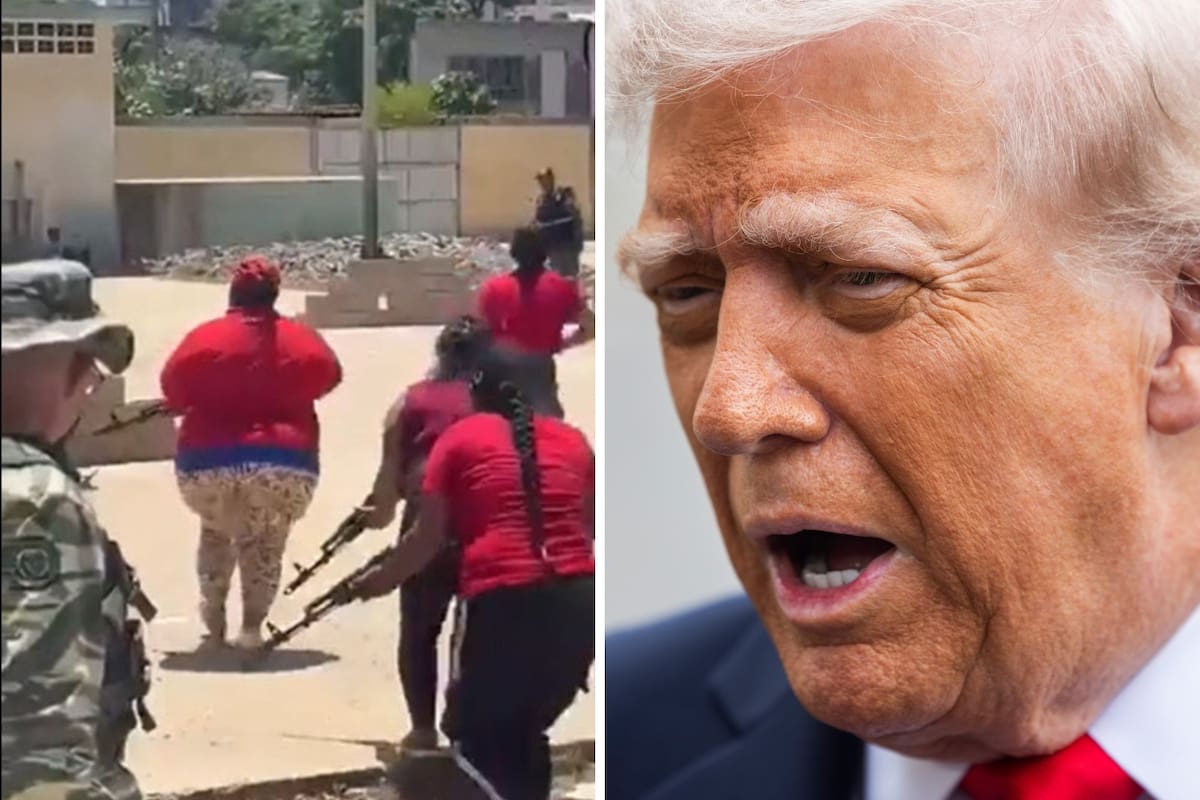 Video: Donald Trump se burló de un entrenamiento de las milicias bolivarianas