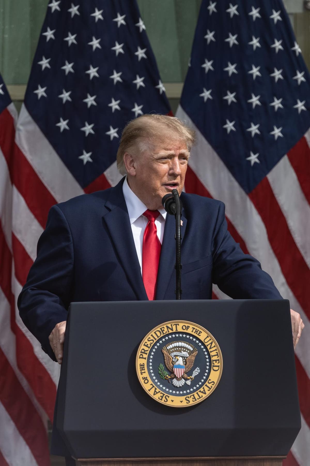 El presidente de Estados Unidos, Donald Trump. //EFE - ANNA ROSE LAYDEN.