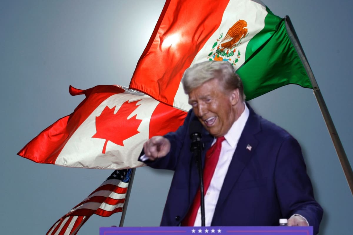 Trump retrasa aranceles a automóviles procedentes de México y Canadá