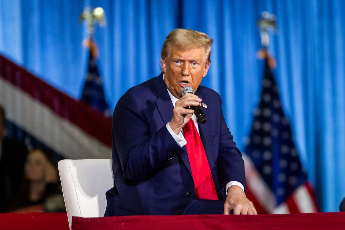 El expresidente estadounidense Donald Trump. //EFE