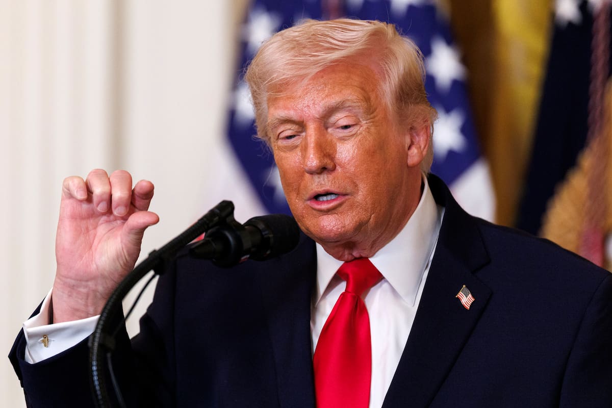 Donald Trump lanzó ultimátum a Irán y amenazó con destruir su energía. // Foto: EFE/WILL OLIVER.