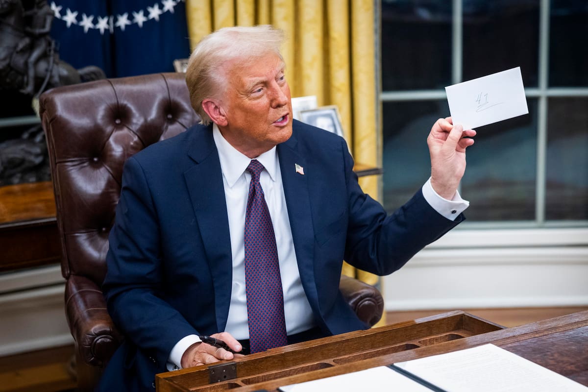 El presidente de EE.UU., Donald Trump. //EFE
