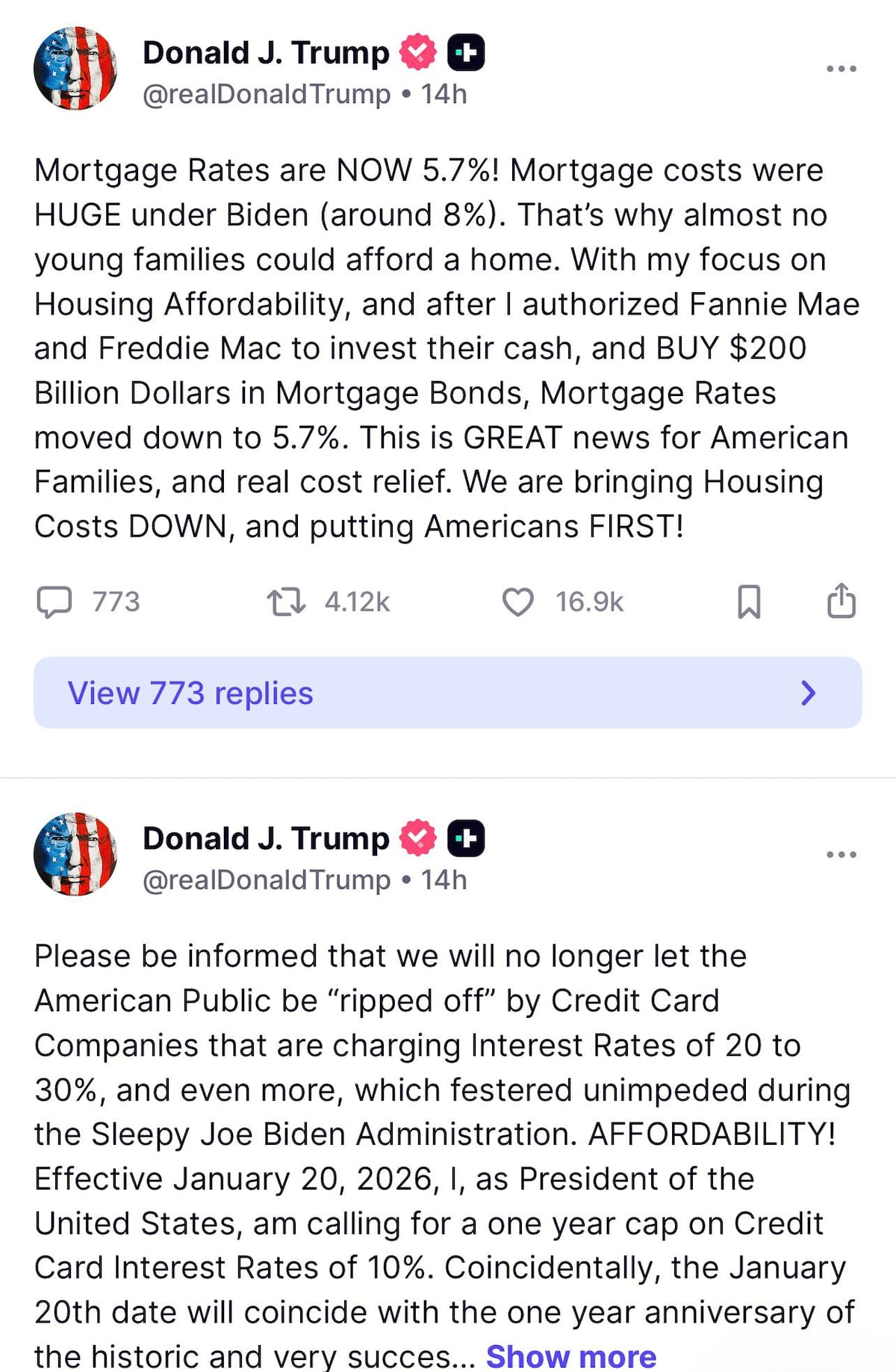 Donald Trump anuncia ofensiva económica en Estados Unidos. // Foto: captura de pantalla
