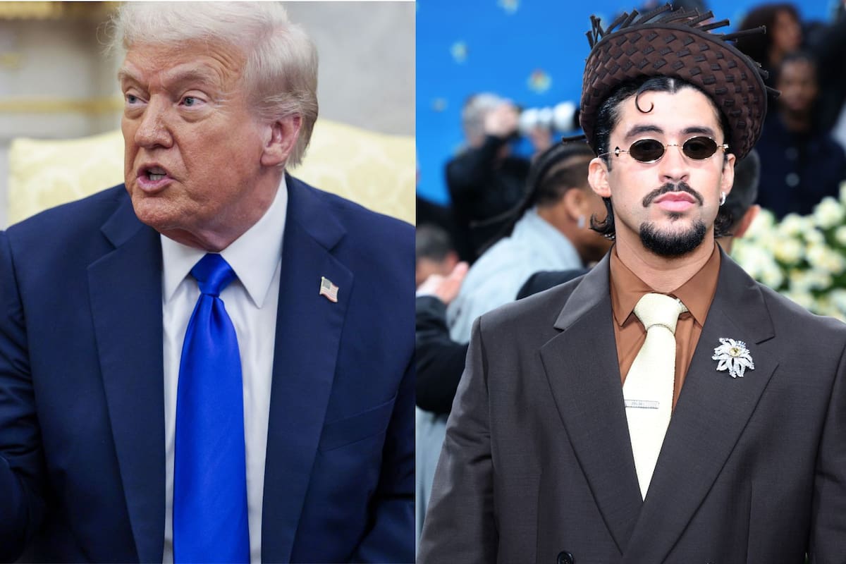 Trump dice que no asistirá al Super Bowl y que está en contra de Bad Bunny