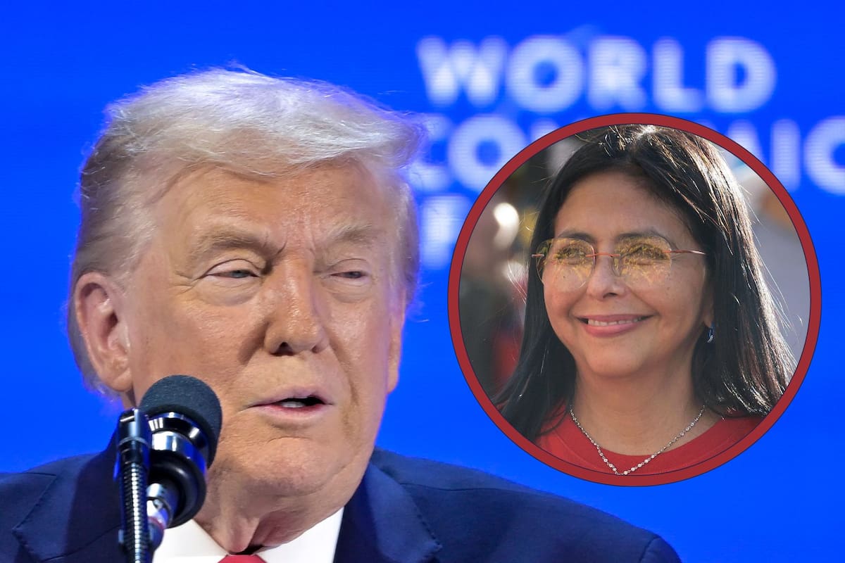 Donald Trump dice que el liderazgo de Delcy Rodríguez es “bueno e inteligente”