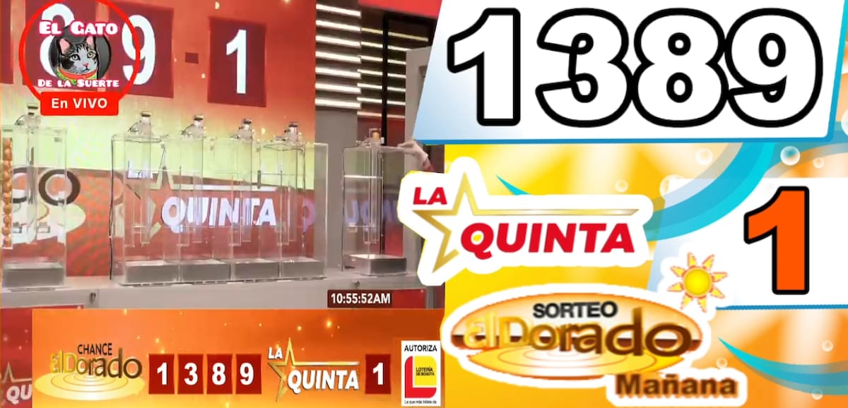 Resultados del sorteo El Dorado Día del 12 de junio de 2025.