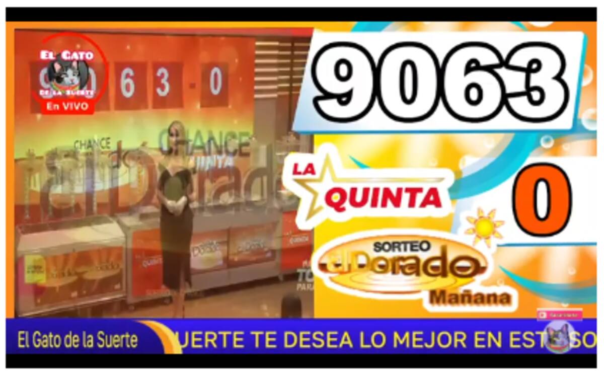 Resultados del sorteo El Dorado Mañana del 1 de julio de 2025.