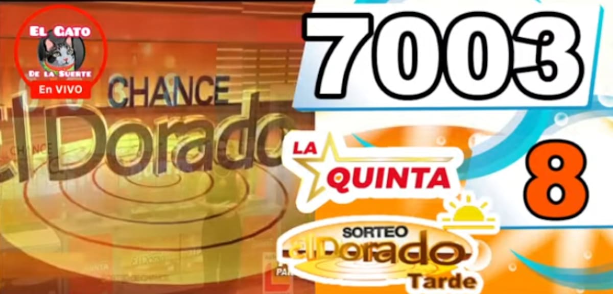 Resultados del sorteo El Dorado Tarde del 21 de mayo de 2025.