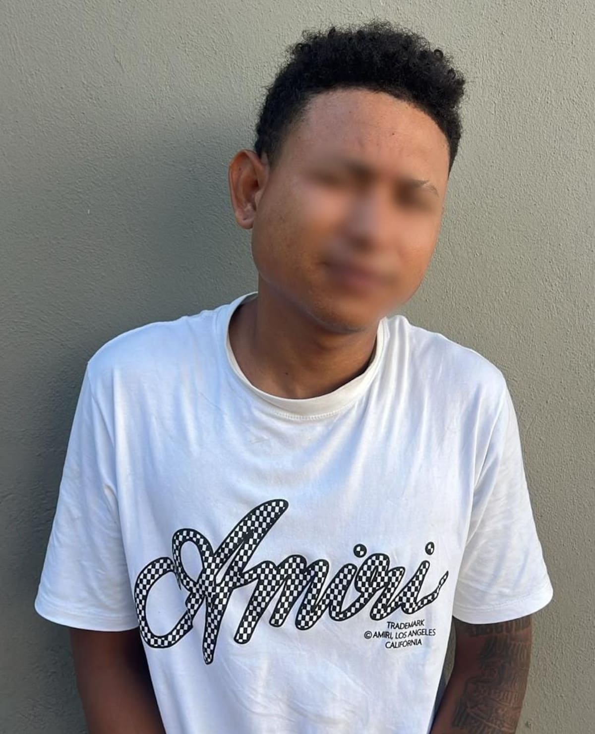 ‘Téllez’, de 26 años, a quien le figuran 15 anotaciones judiciales. //FOTO: POLICÍA MECAR.