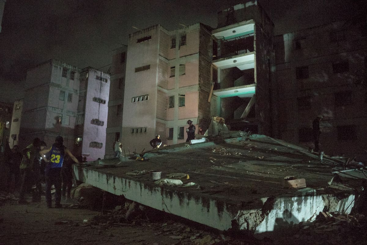 Delcy Rodríguez declara el estado de emergencia en Venezuela tras dos fuertes terremotos. // Foto: EFE/ Boris Vergara.