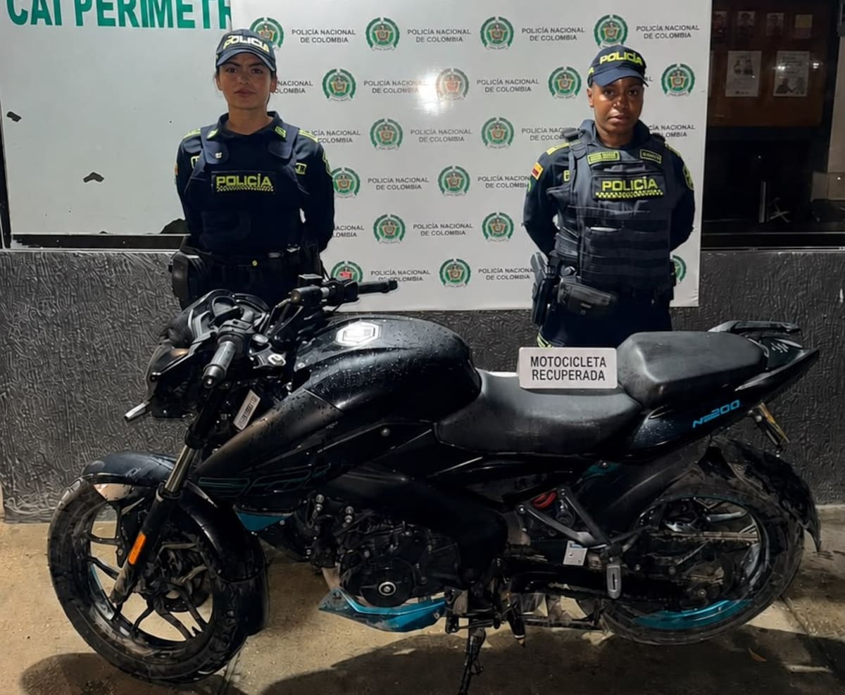 Dos golpes al hurto: un capturado y una moto recuperada en Cartagena.