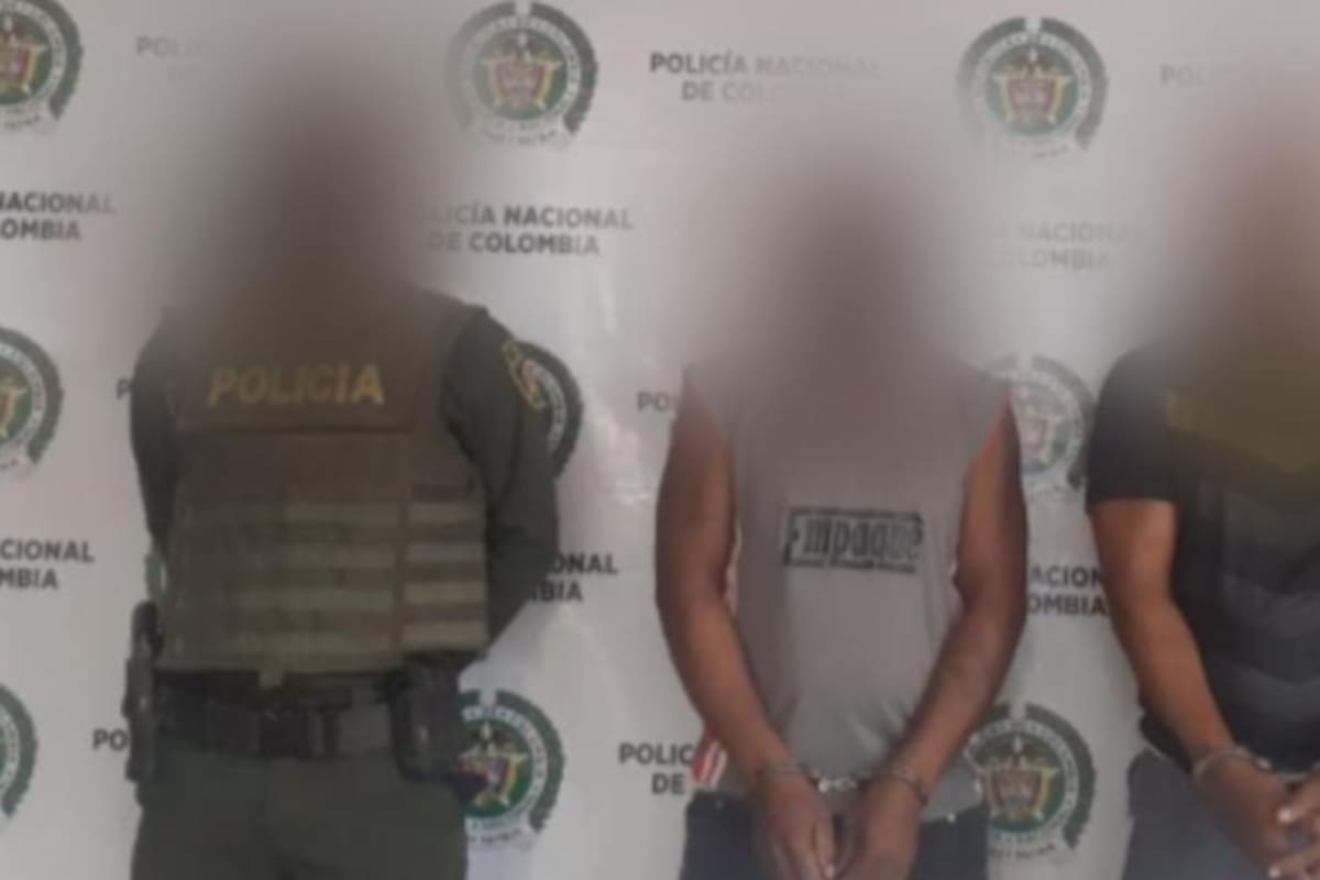 ¿Qué iban a hacer? Capturan en flagrancia a 2 hombres en el sur de Bolívar