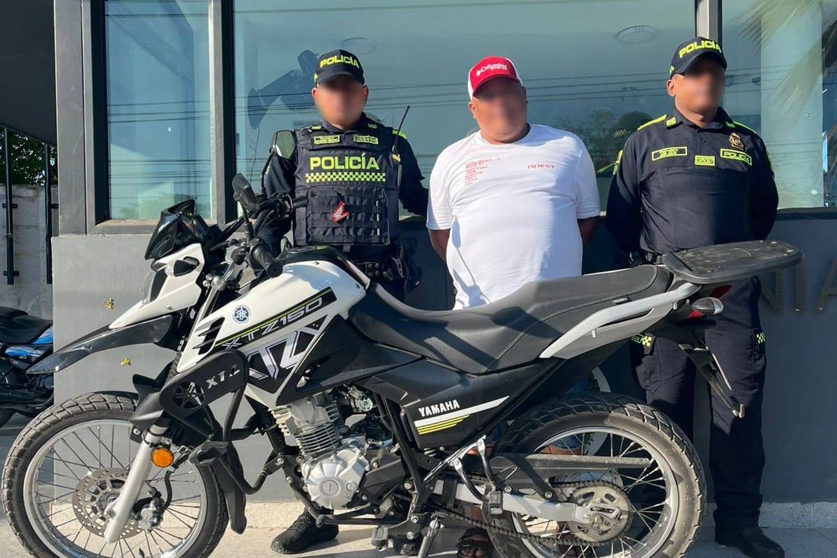 Recuperan dos motos y capturan a dos personas por falsedad marcaria en Cartagena