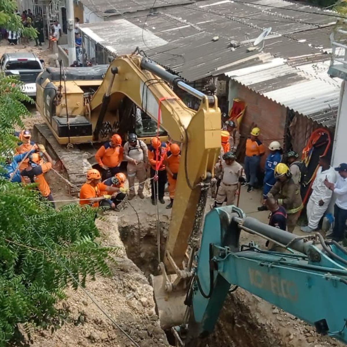 Dos obreros muertos en trabajos en una calle del 20 de Julio, Cartagena.