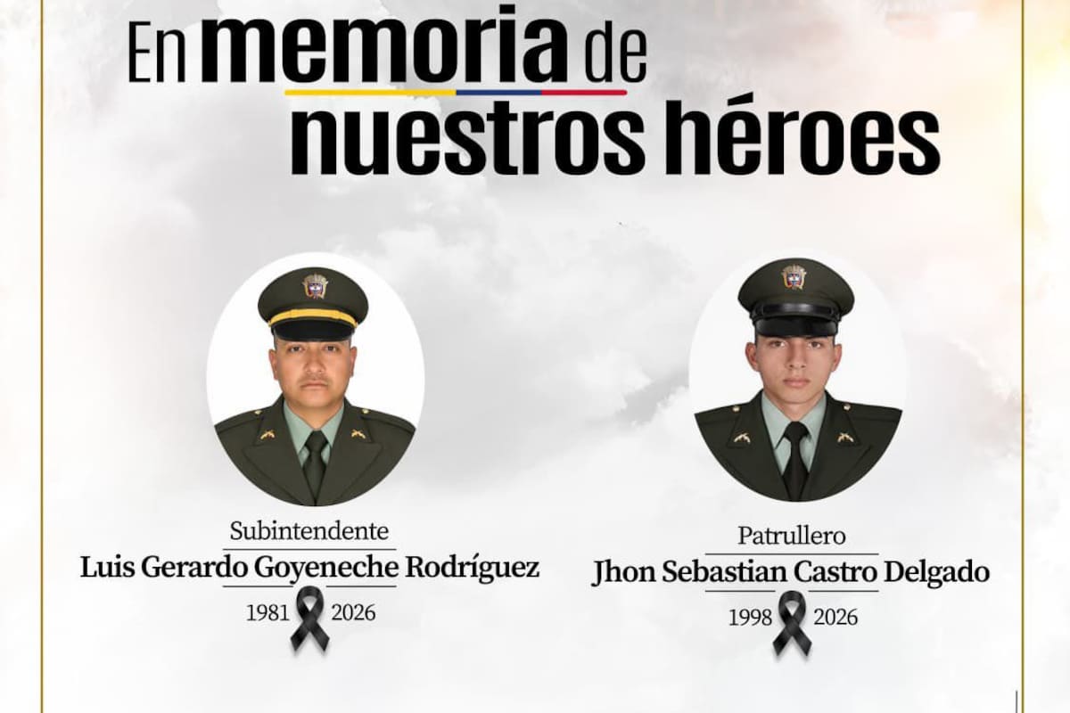 Violento atentado contra la Fuerza Pública dejó dos policías muertos y 2 más heridos