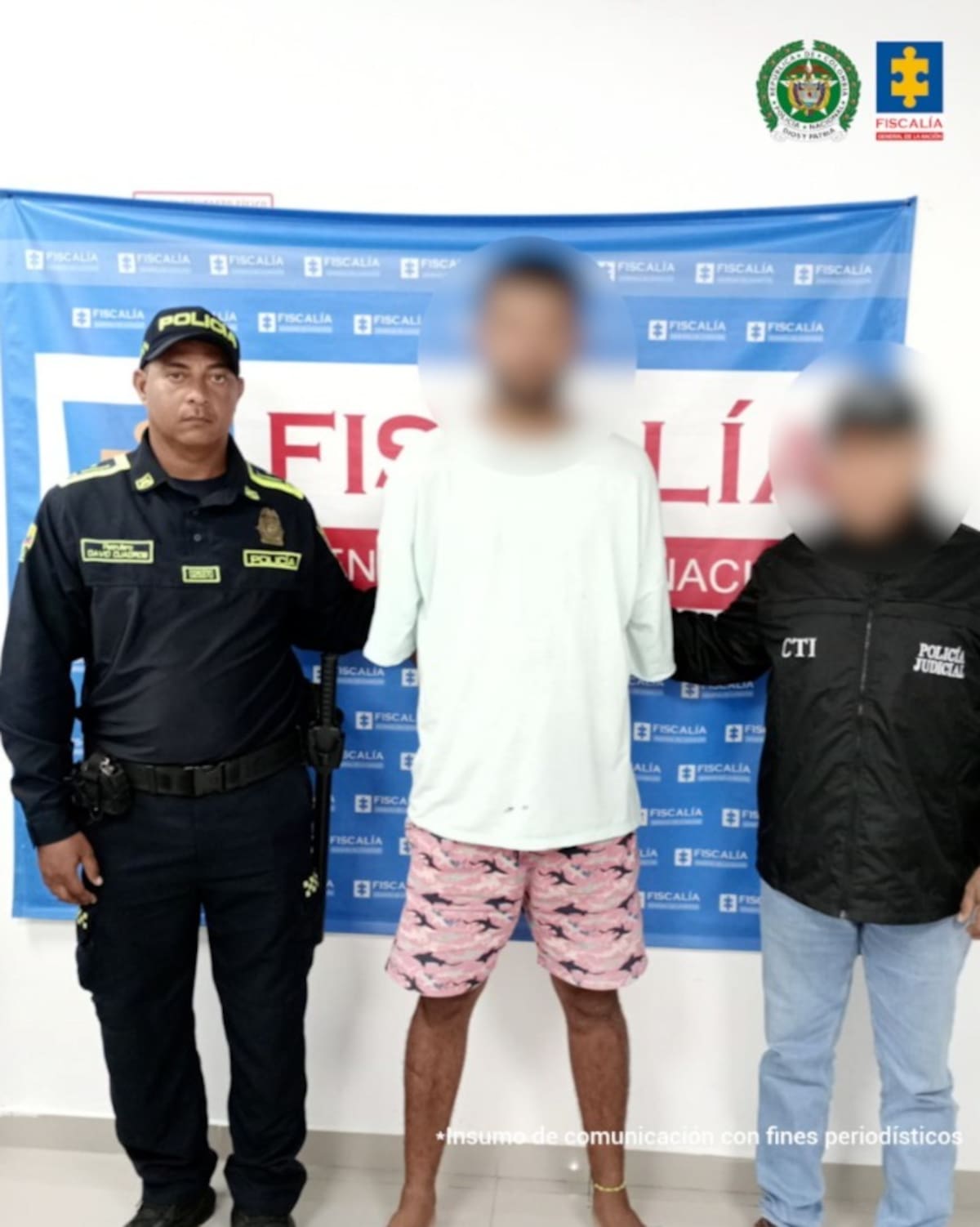 Los dos hombres fueron procesado por hechos ocurridos en Santa Rosa del Sur y corregimiento Anta Ana de la isla de Barú (Bolívar). // FOTO: SUMINISTRADA POR FISCALÍA.