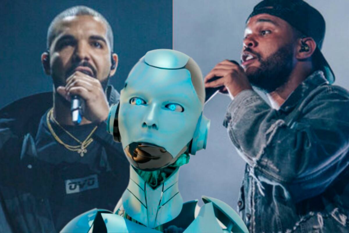 Canción de Drake y The Weeknd habría sido creada por inteligencia artificial