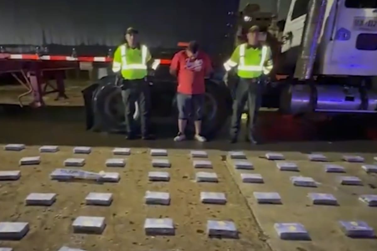 200 kilos de droga iban ocultos en tanques de tractomula: conductor fue capturado