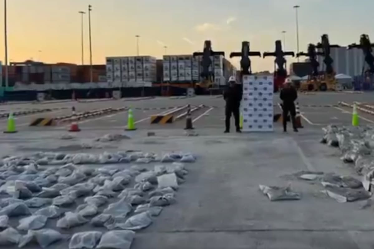 Policía incautó 102 kilos de cocaína en el Puerto de Cartagena: así fue el operativo