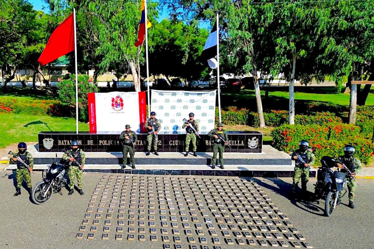 Incautan más de 200 kilos de clorhidrato de cocaína en el Atlántico