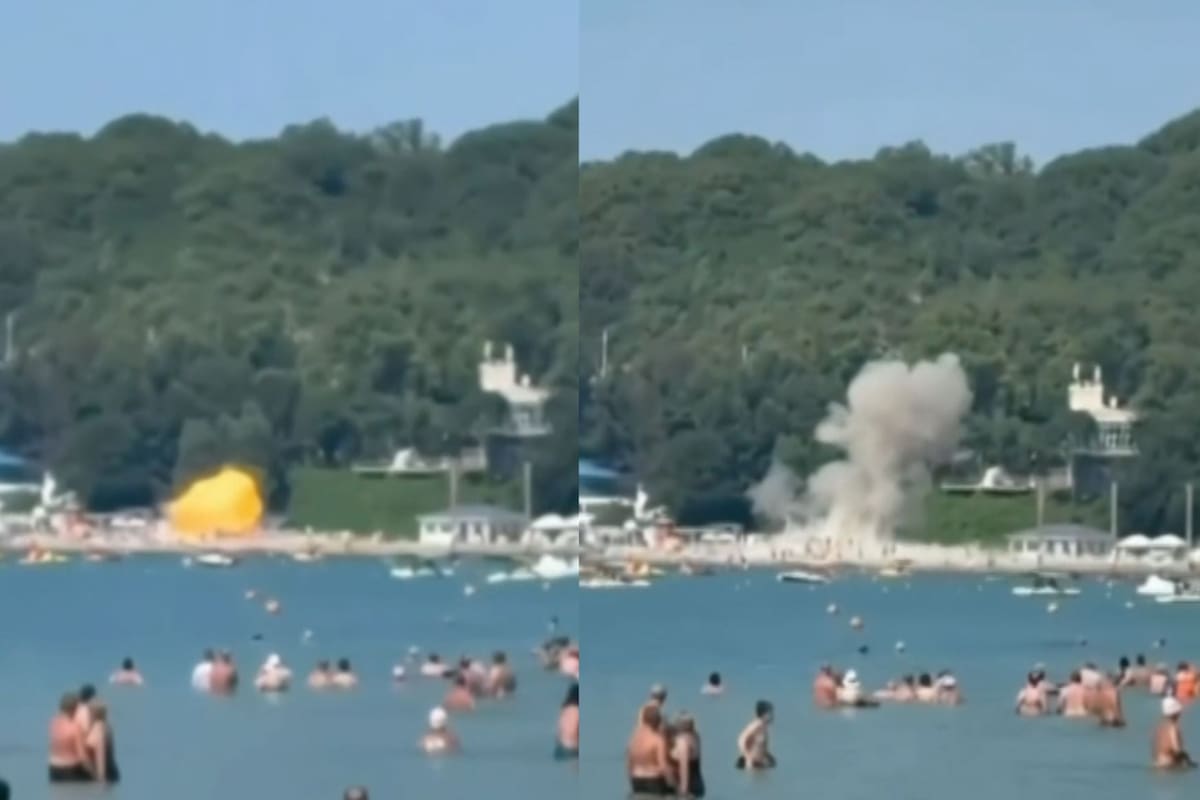 Terror en una playa de Rusia: tres niños fallecieron tras la caída de un dron ucraniano