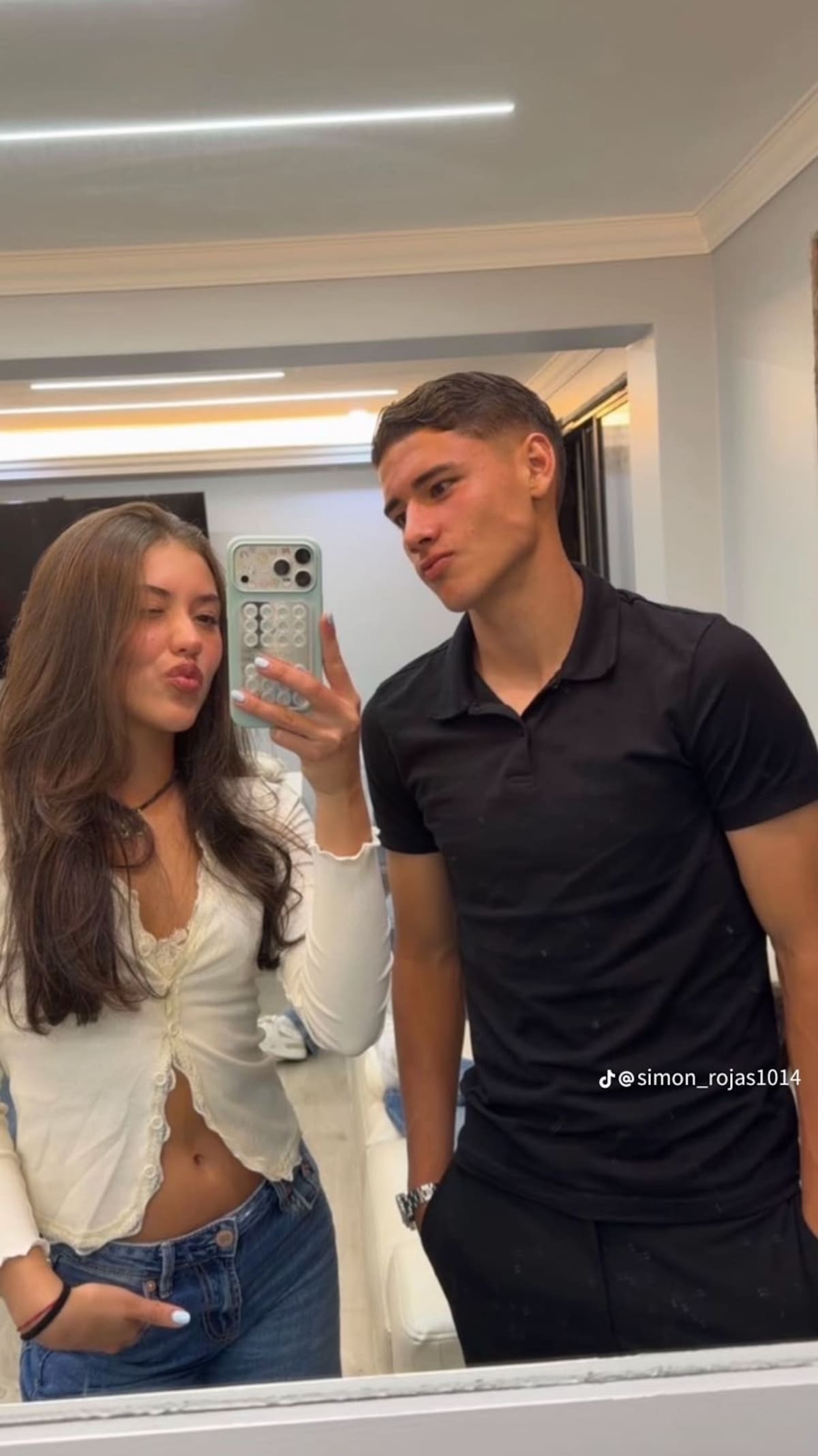 Dulce Ospina y Simón Rojas. //Foto: @simon_rojas1014.