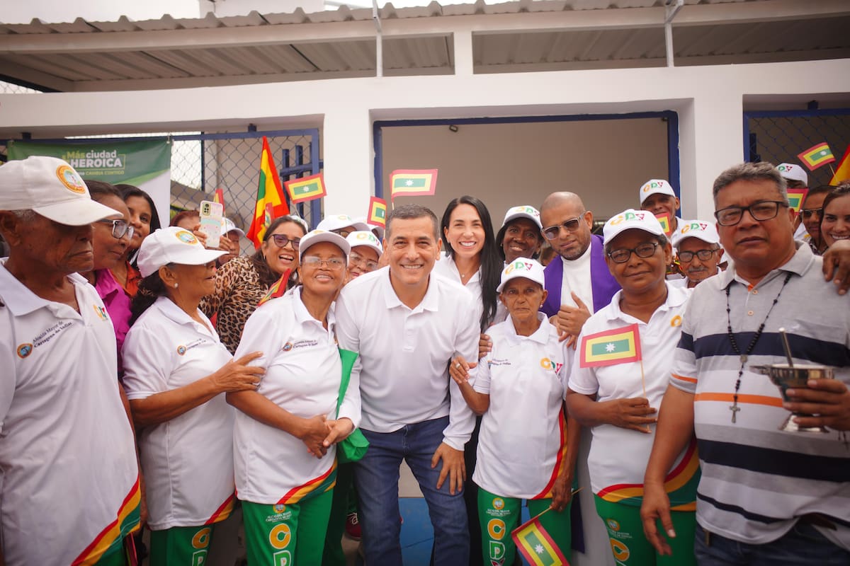 Dumek Turbay entrega Centro de Vida en el barrio Chiquinquirá.// Foto: cortesía