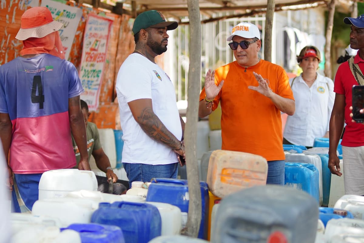 Dumek Turbay defiende recursos para el acueducto de Barú en crédito de $150 mil millones. // Cortesía - Alcaldía de Cartagena