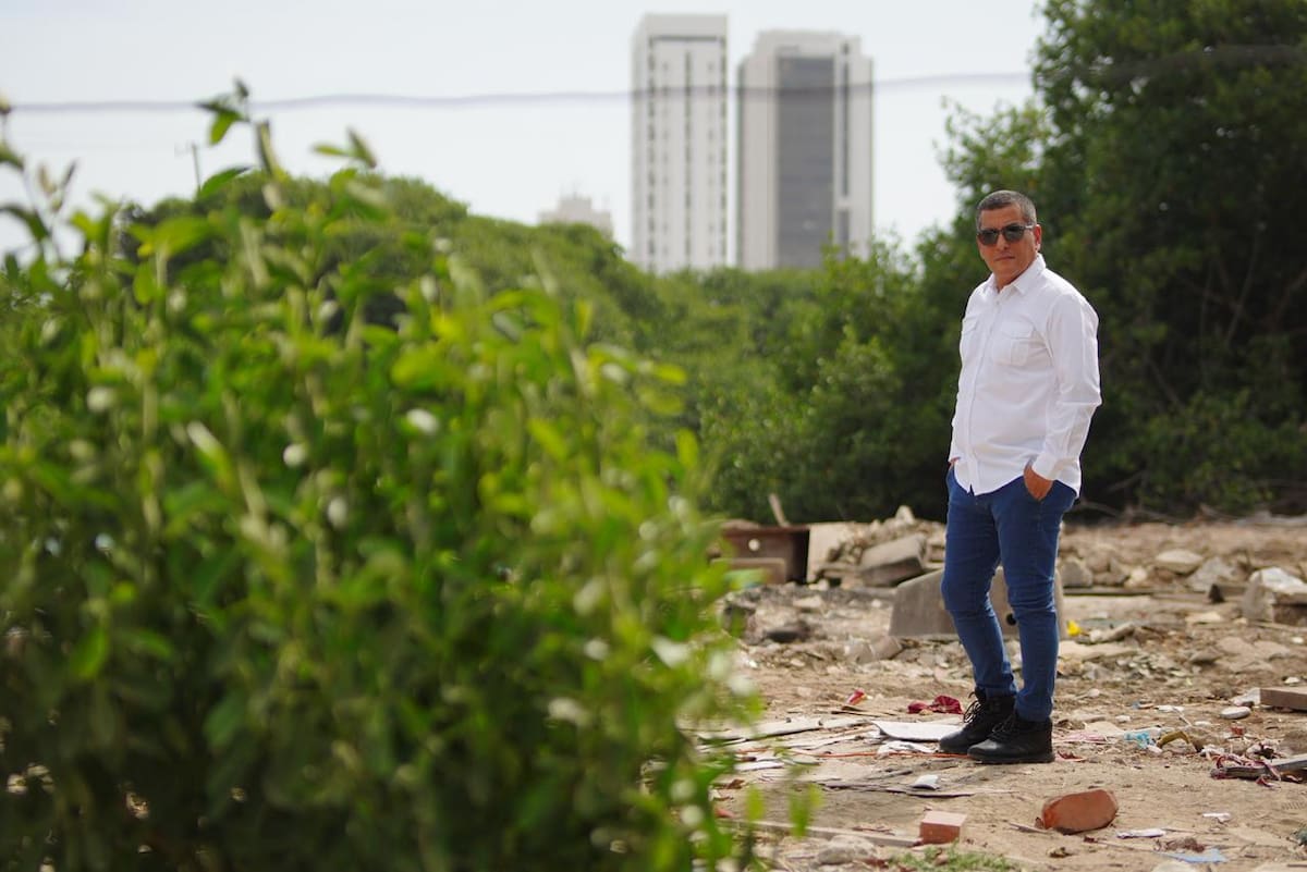 El alcalde de Cartagena, Dumek Turbay, supervisó los avances del proyecto que conectará Chambacú con la India Catalina
