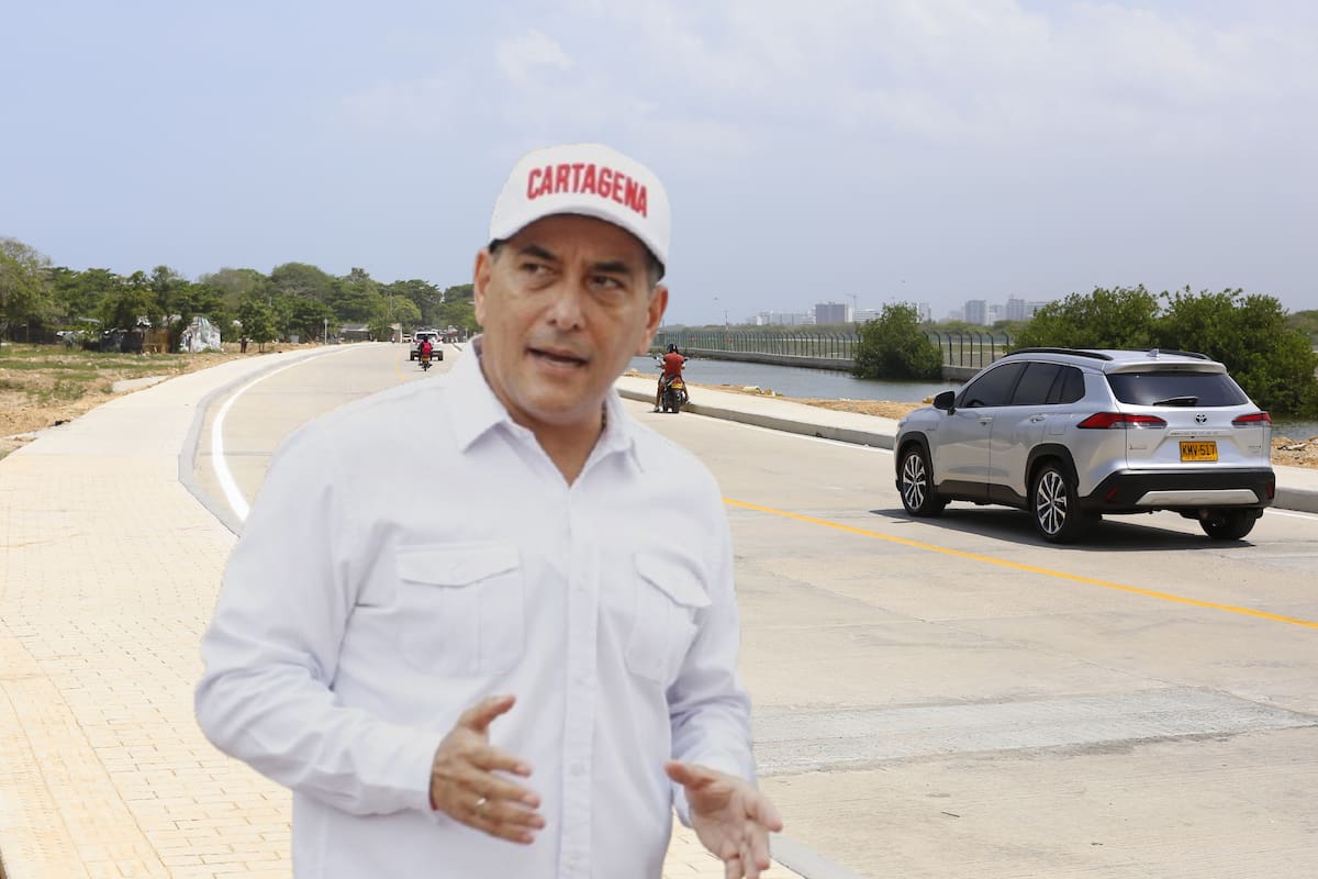 Dumek Turbay responde a críticas por obras en vía Perimetral en Cartagena