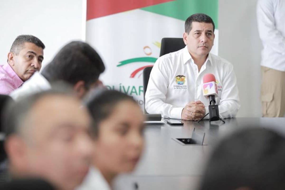 Dumek Turbay, gobernador de Bolívar. Cortesía.