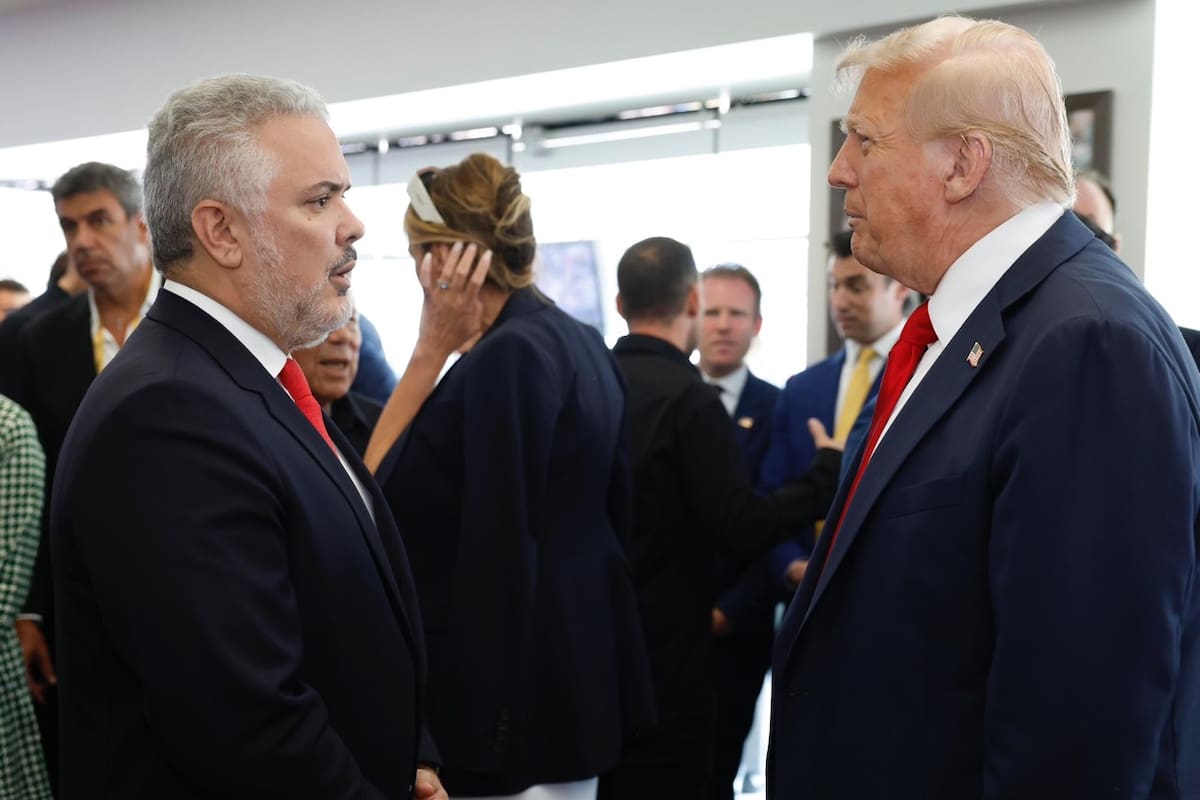 Duque y Trump coincidieron en la final del Mundial de Clubes en Estados Unidos