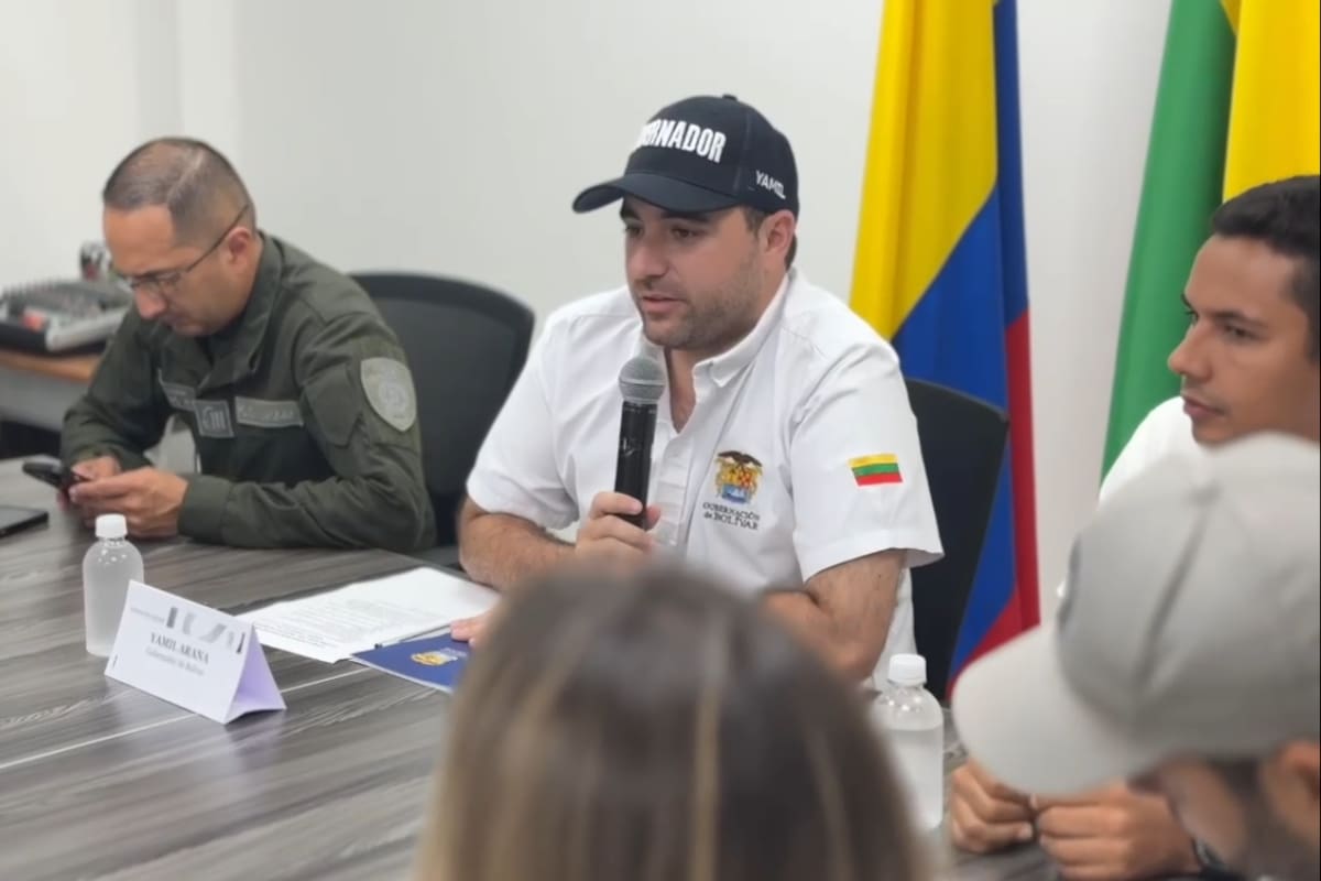 Gobernador Yamil Arana atiende crisis de seguridad en Magangué