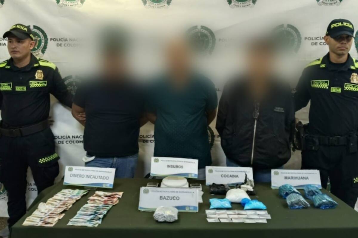 Duro golpe de la Policía a ‘los Costeños’ y ‘los Pepes’ en el Atlántico