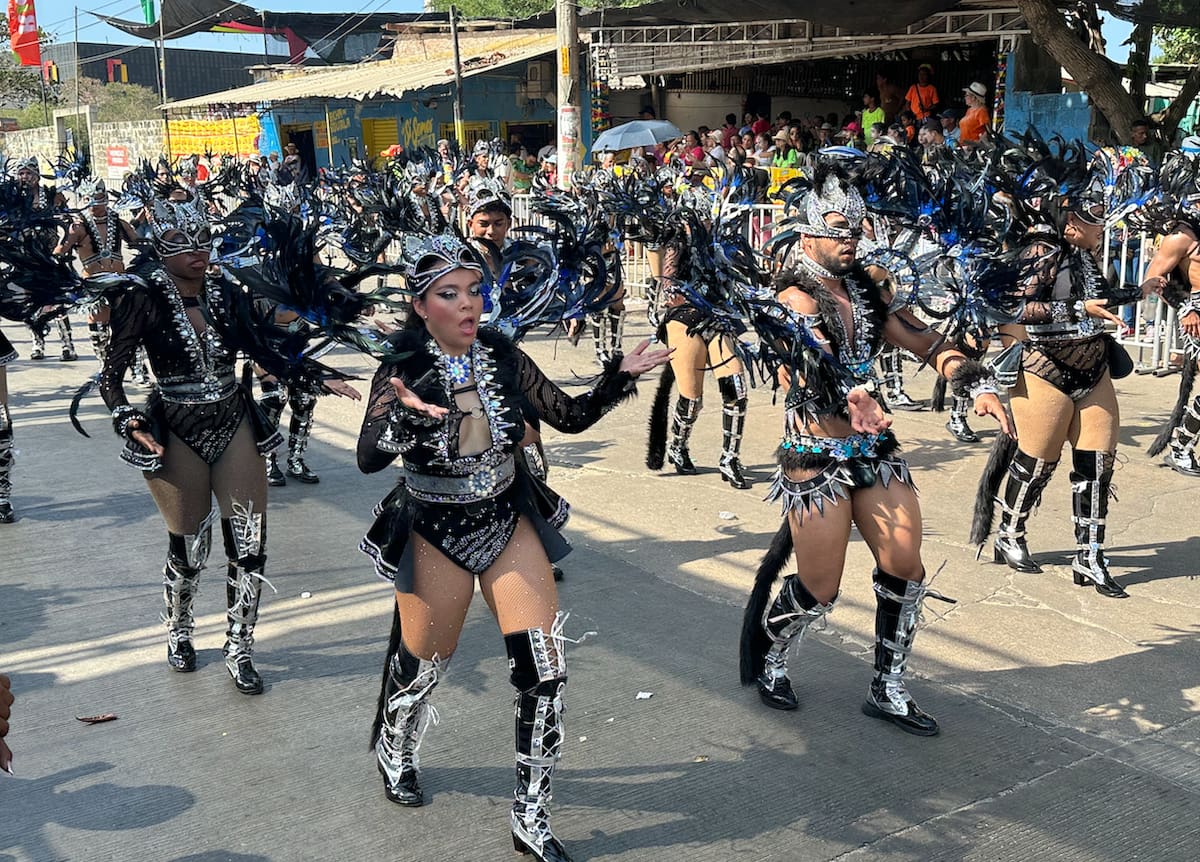 Los eventos que se realizaron en la Vía 40 fueron los que más público llevaron duran te el Carnaval de Barranquilla 2025.//El Universal.