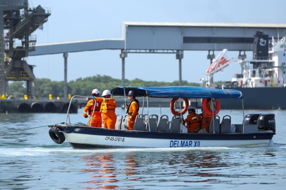 Ecopetrol fortalece la preparación ante emergencias con simulacro en la Refinería de Cartagena. // Foto: cortesía - Ecopetrol