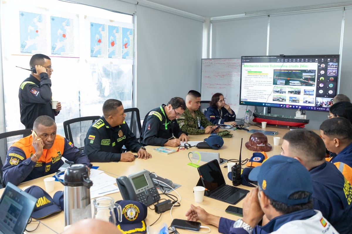 Ecopetrol fortalece la preparación ante emergencias con simulacro en la Refinería de Cartagena. // Foto: cortesía - Ecopetrol
