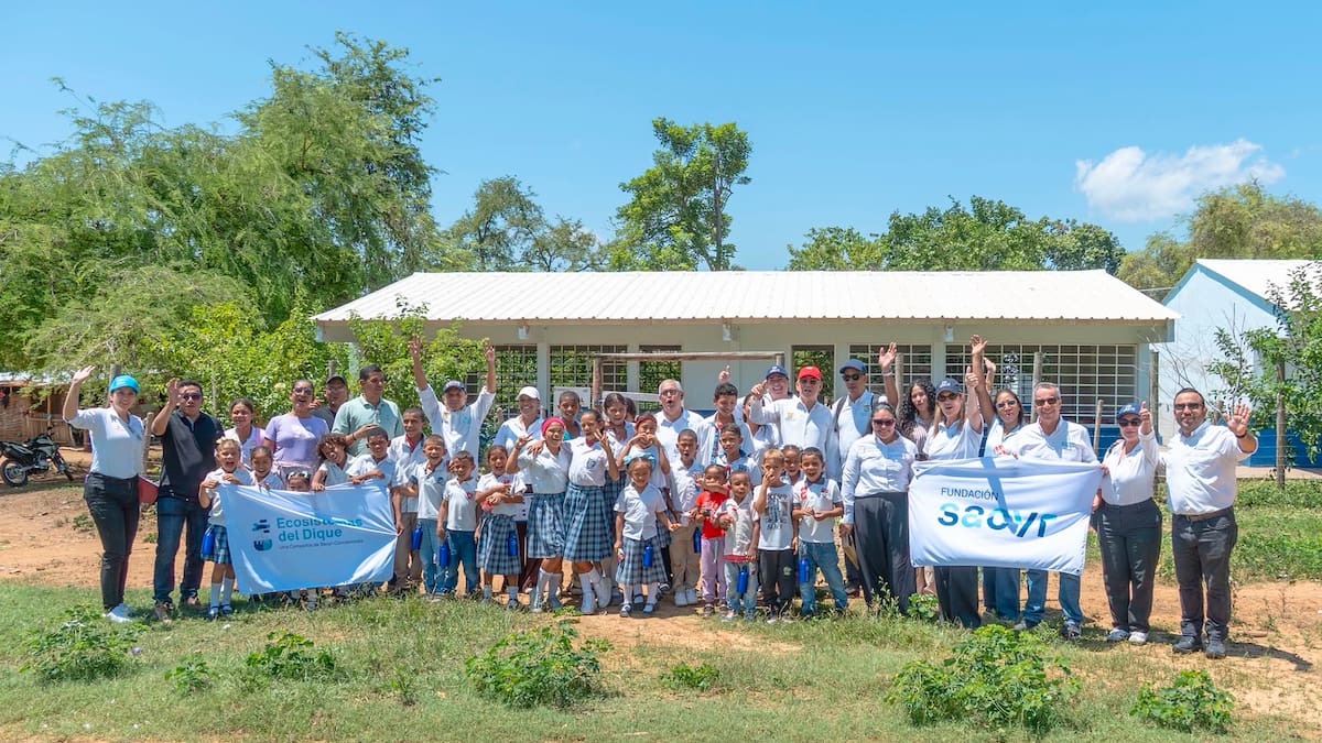 Ecosistemas del Dique, Fundación Sacyr y Aguas de Bolívar inician estrategia para fortalecer el acceso a agua de calidad en instituciones educativas de Bolívar. // Foto: cortesía - organizaciones