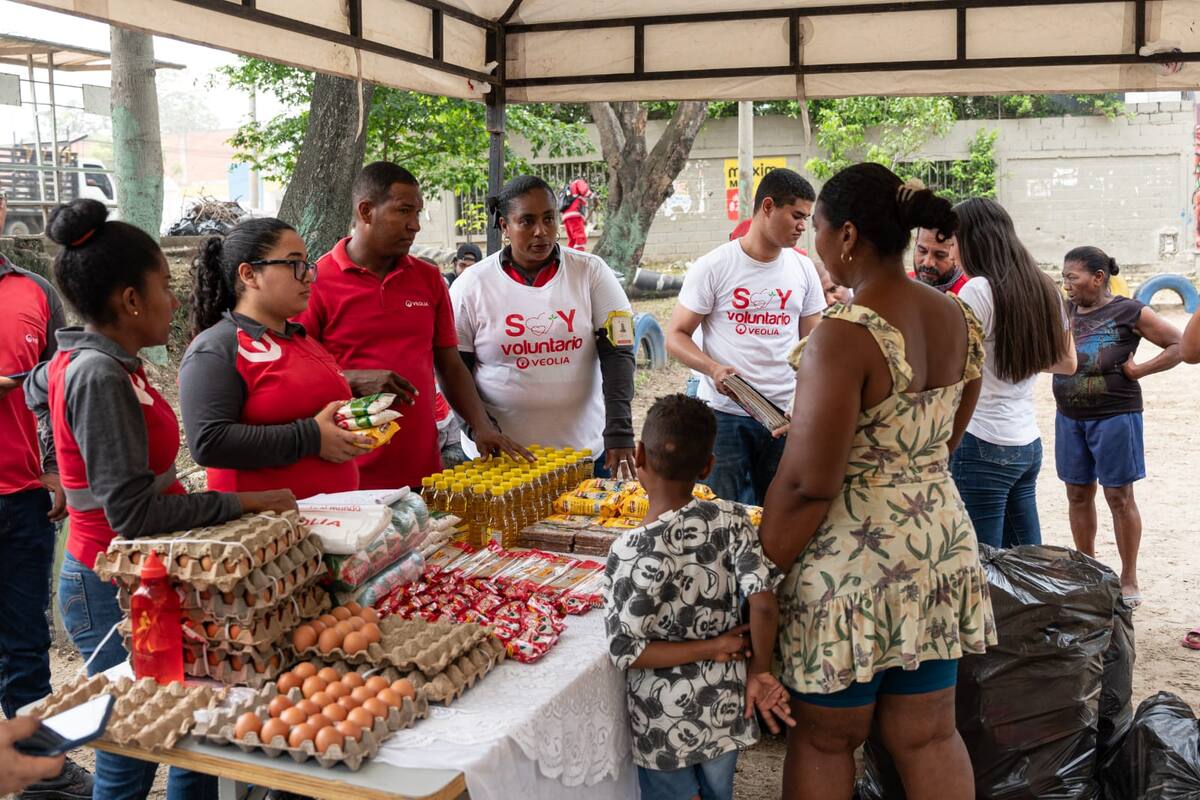 La empresa Veolia lanzó la primera Ecotienda Verde en Albornoz
