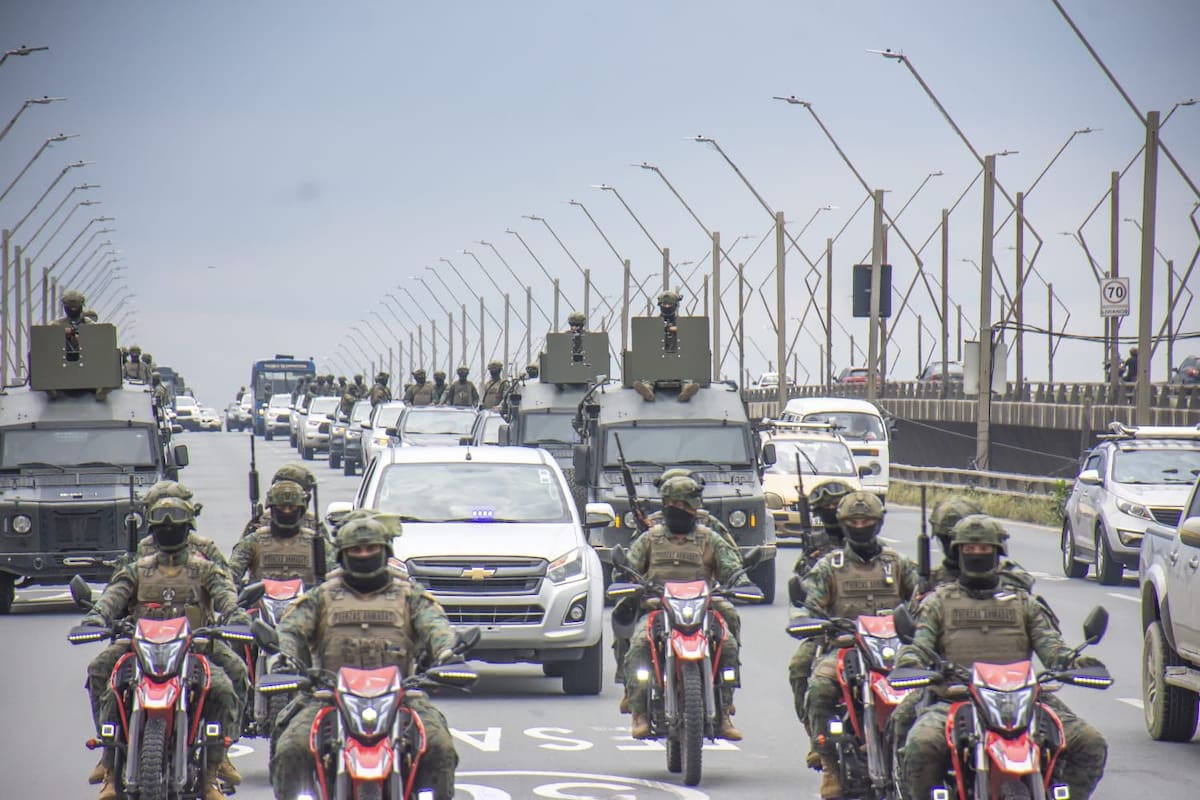 Toque de queda en Ecuador deja más de 743 capturados en solo seis días