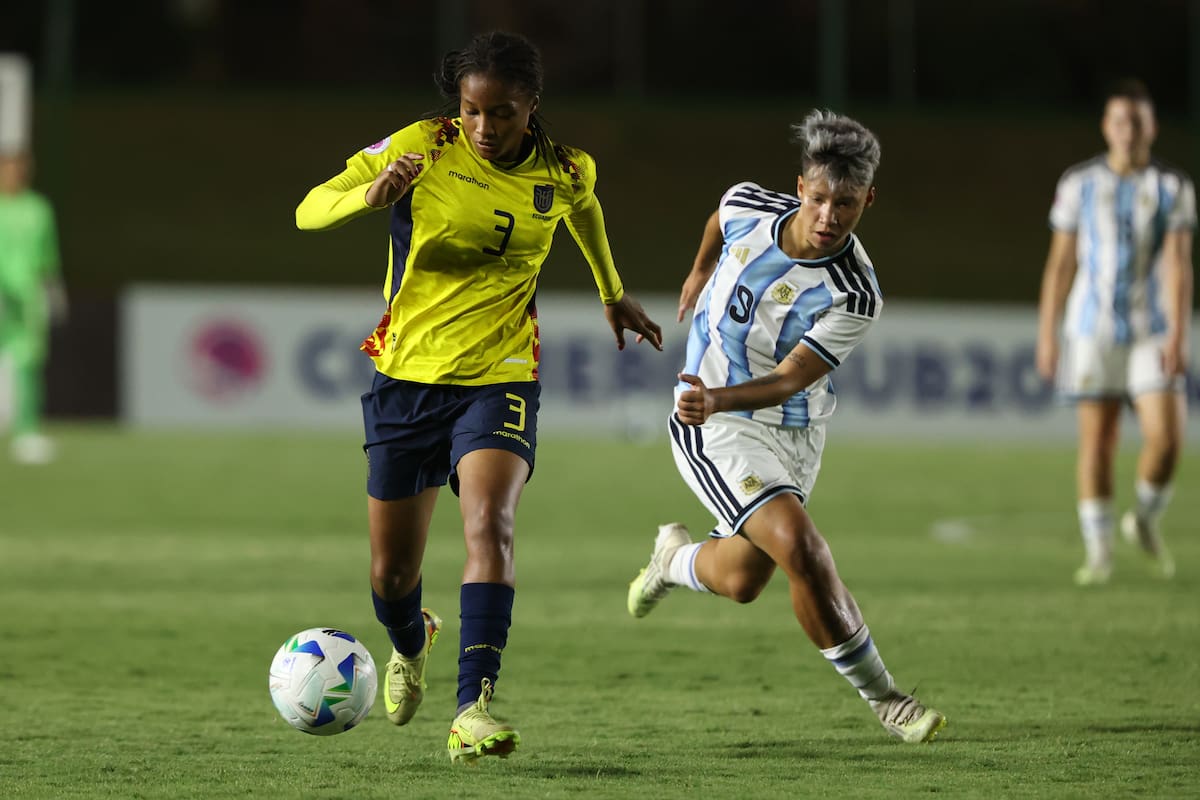 Ecuador sorprendió a Argentina en el Sudamericano Sub-20. //Foto, EFE: Juan Pablo Pino